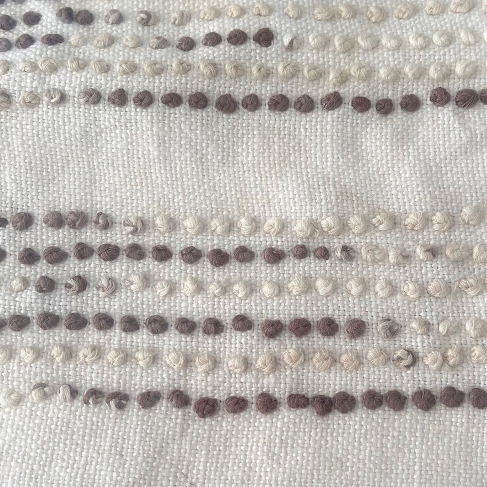 NEW Serena & Lily Linen Pryce Pillow Cover Ivory Beige 22“ square